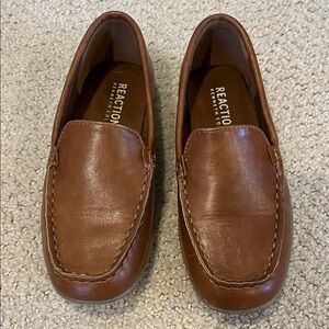 Kenneth Cole Reaction Kids Tan Slip-On Loafers